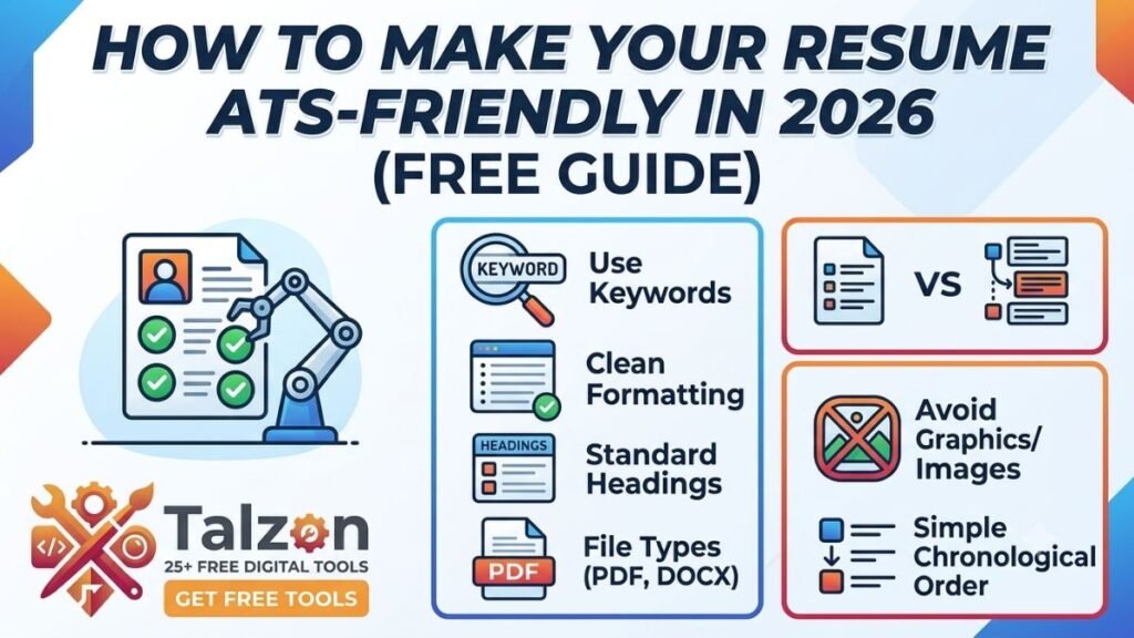 How to Make Your Resume ATS-Friendly in 2026 (Free Guide)