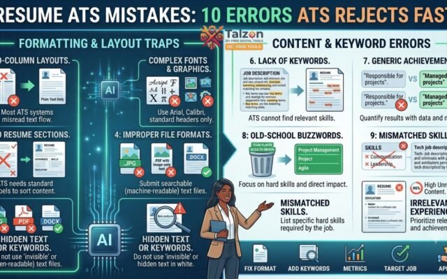 Resume ATS Mistakes: 10 Errors ATS Rejects Fast