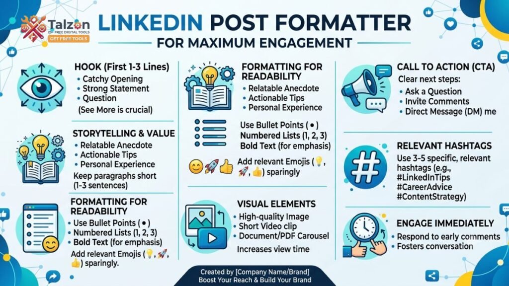 LinkedIn Post Formatter for Maximum Engagement