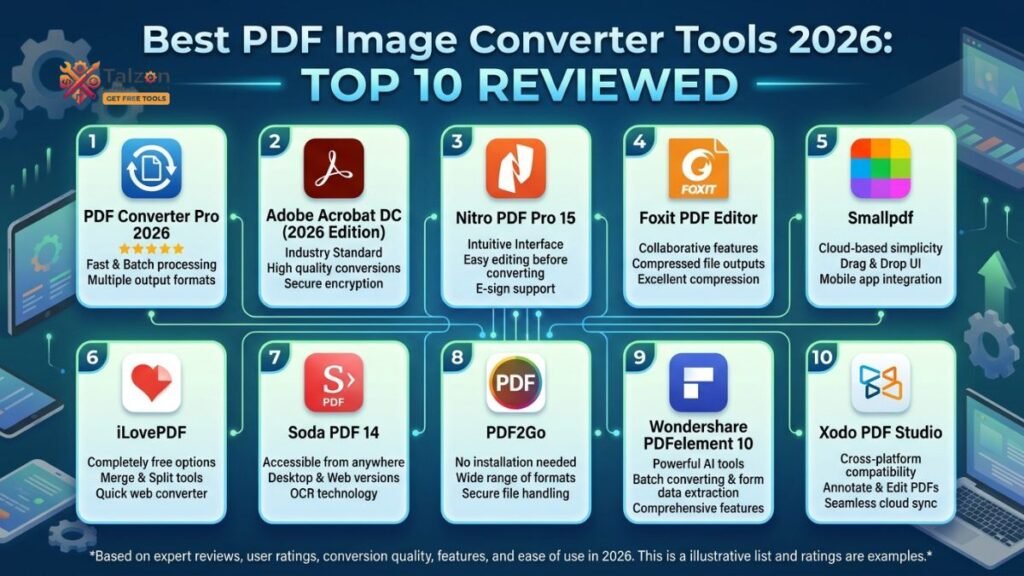 PDF image converter tools