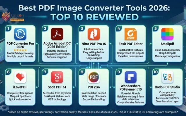 PDF image converter tools